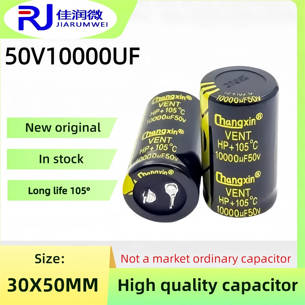 

2 шт. оригинальный электролитический конденсатор с бычьим рогом 50V10000UF Размер: 30x50 мм