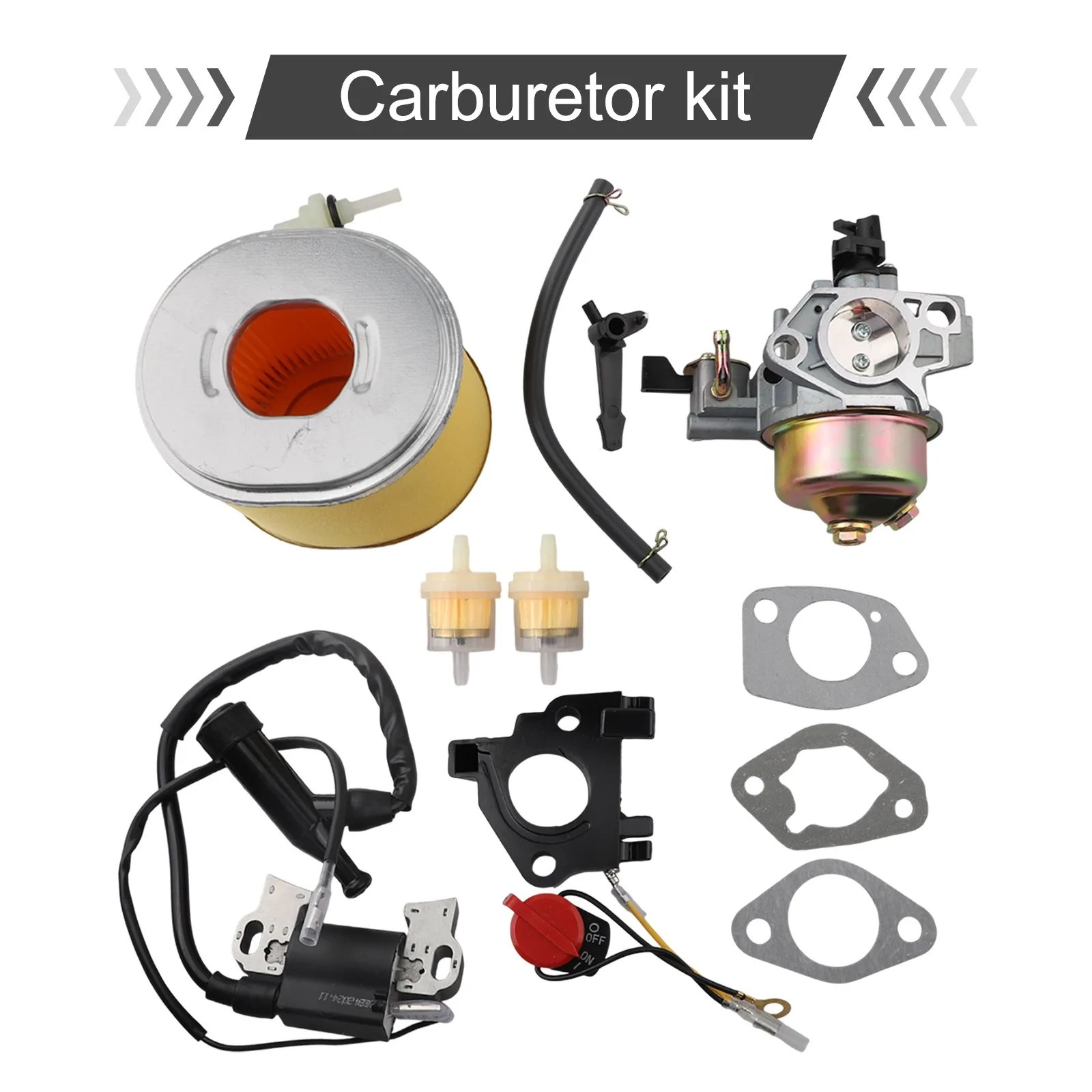 Carburettor Kit Designed for Honda For GX340 and For GX390 Engines Includes Gaskets Filters and More for Reliable Performance