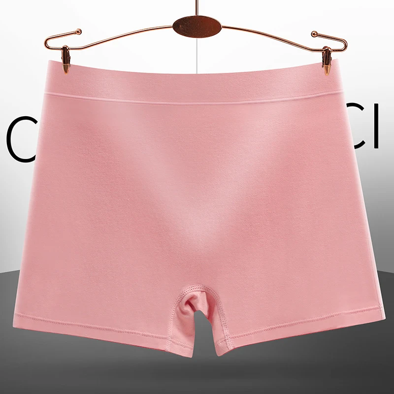 Large Size Boxer Shorts Women Cotton Soft Boyshorts High Waist Female Underwear Under Skirt Breathable Ladies Safety Short Pants