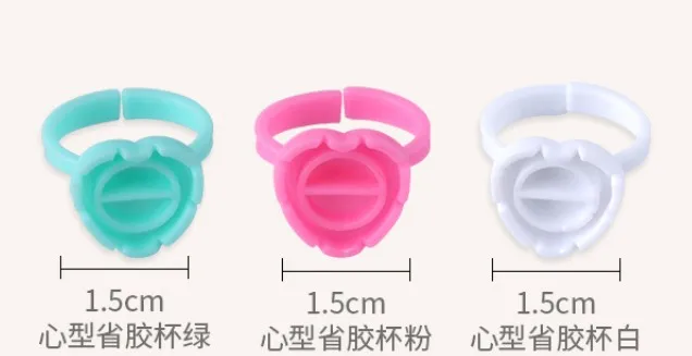 Eyelash Embroidery Ring Cup Color Material Cup Grafting Eyelash Glue Dropping Tool Cup Tray