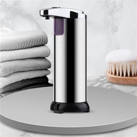 AB41-3X Automatic Soap Dispenser Touchless With Waterproof Base, 250Ml Liquid Soap Dispenser For Kitchen Bathroom Hotel