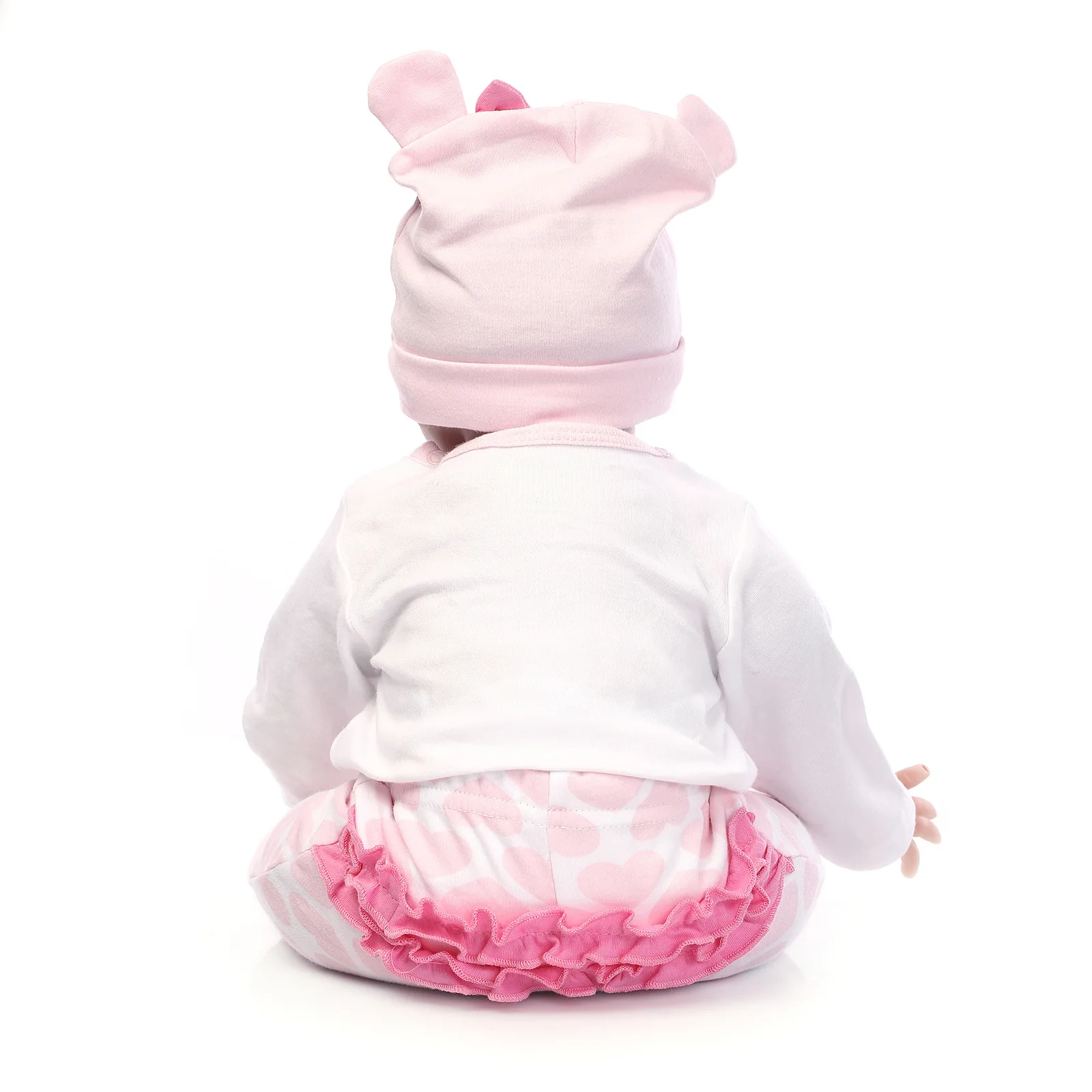 55cm Npk Simulated Baby Doll Soft Silicone Cute Baby Humanoid Doll Can Be Used As A Teaching Aid Toy Gift