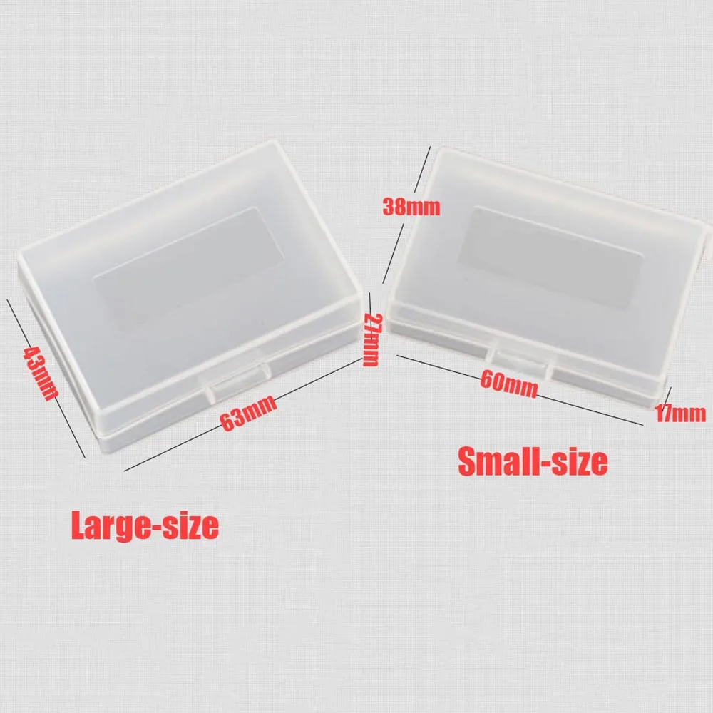 Camera Lithium Battery Box Storage Case Protection for Nikon Canon EOS Sony Petax DSLR P-E8 LP-E5 NB-10L NB-7L EN-EL9 EN-EL14