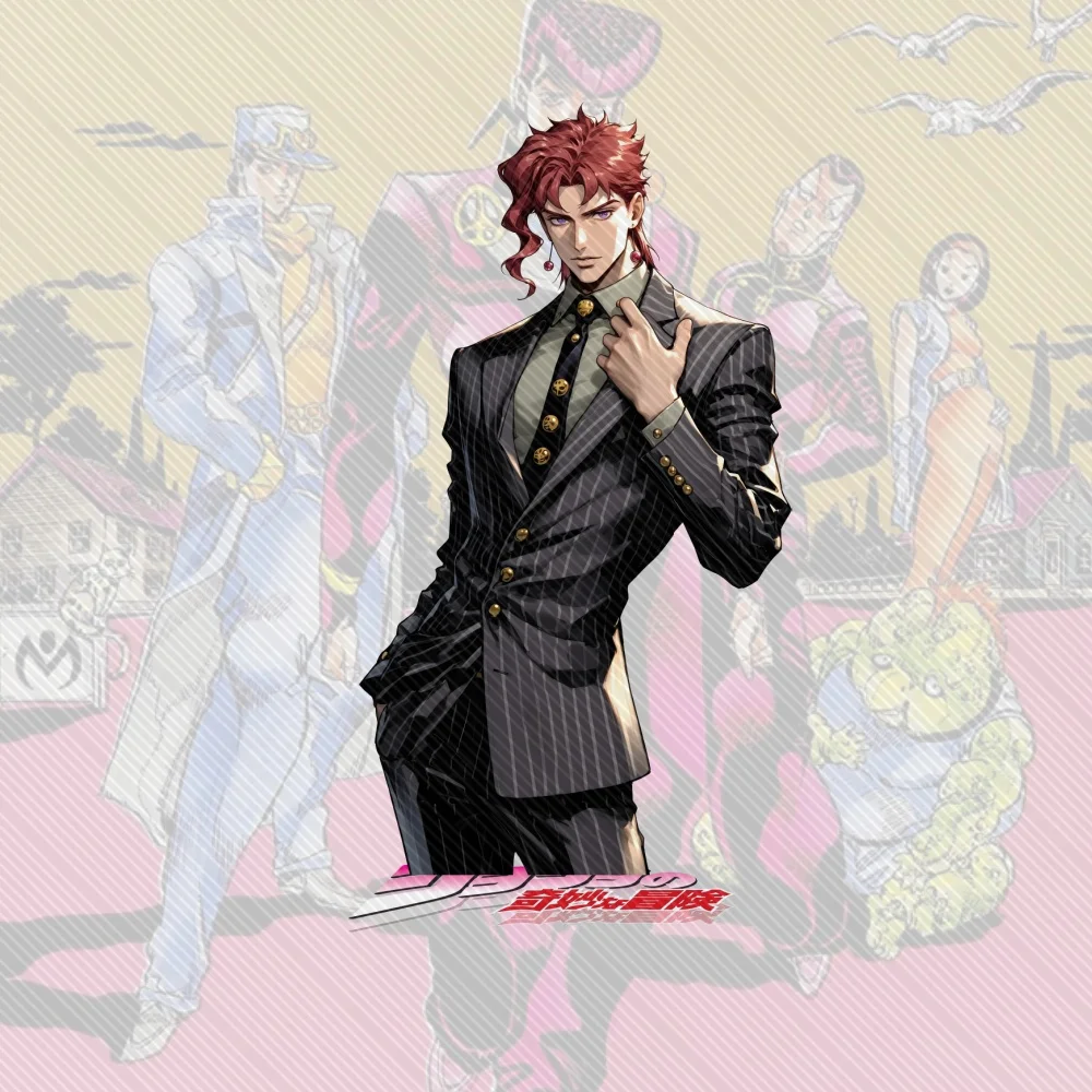 Immagine 4: Modellino Acrilico Anime JOJO da 15CM, Personaggi Cosplay, Ornamenti, Accessori, Articoli da Collezione, Regali