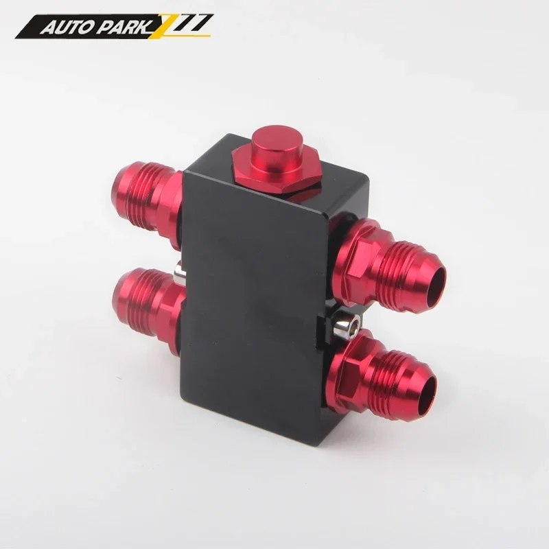 Oil Filter Sandwich Adaptor With In Line Oil Thermostat sandwich AN10 fitting Oil sender plate Adapter