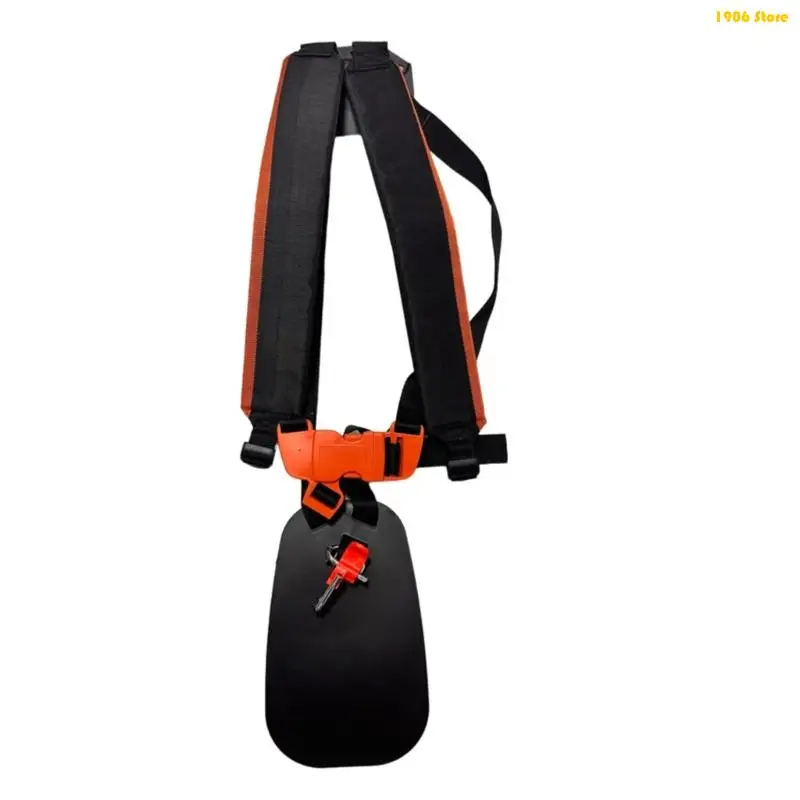

U1JB Adjustable Nylon Double Shoulder Harness Strap For Professional Lawn Care