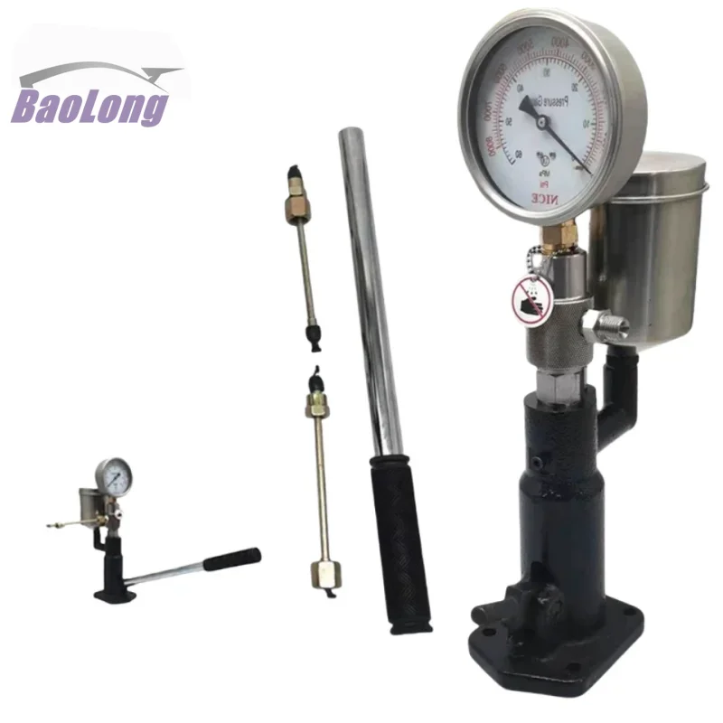 

FOR Naichi All Metal Hand Pressure Calibrator Pressure Atomization Detection Stainless Steel Oil Cup Cast Iron Base NC-60H