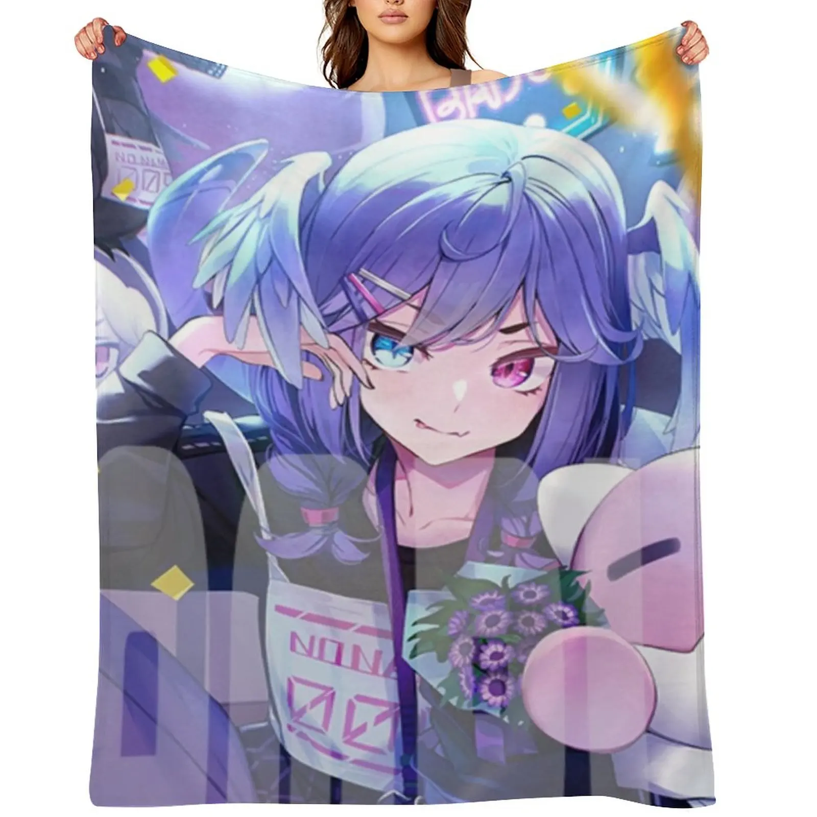 

Selen Tatsuki, Ember (Selen Tatsuki), Nijisanji, Selen Tatsuki Throw Blanket Baby For Decorative Sofa Bed linens Hairys Blankets