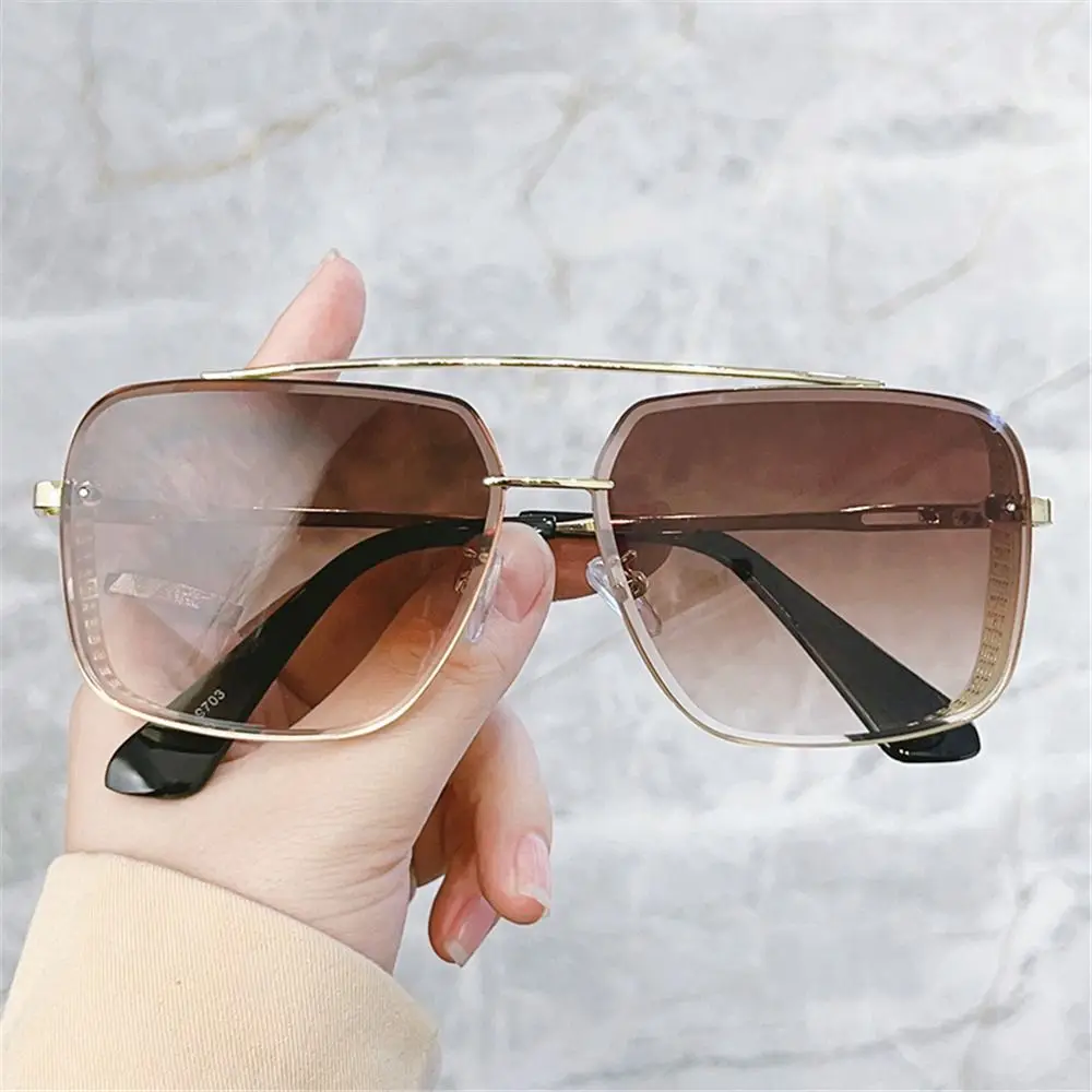 

Vintage Driving Fishing Steampunk Sunglasses Metal Frame UV400 Protection Square Sun Glasses Punk Shades Goggle Eyewear