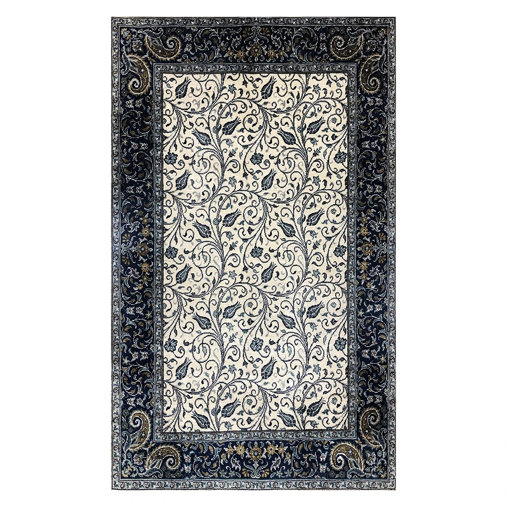 

Ковер ручной работы с узлом, Шелковый фотоковрик, размер 2,1 'X3.1'