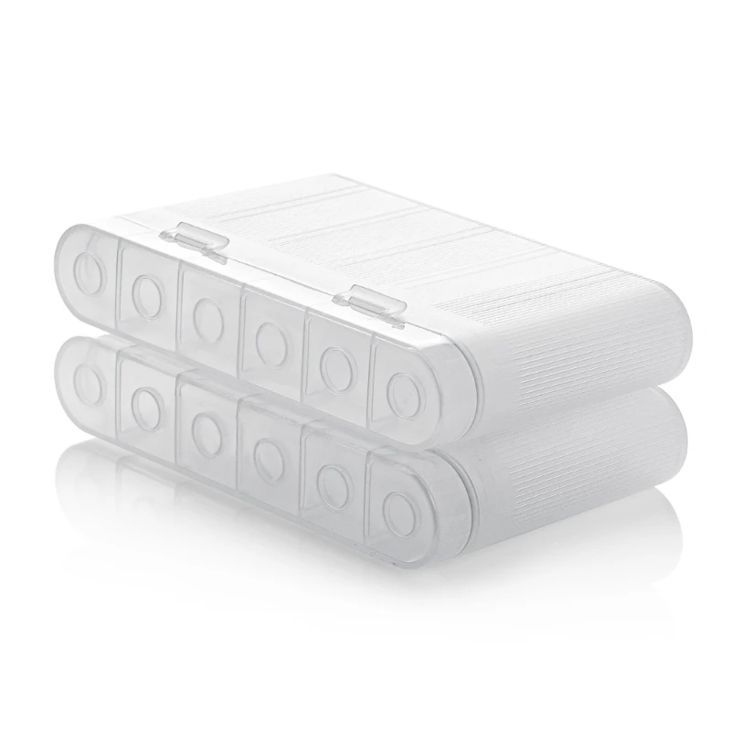 Lightweight Battery Case Storage Solution for 1pc or 6pcs 18650 AAA AA Batteries