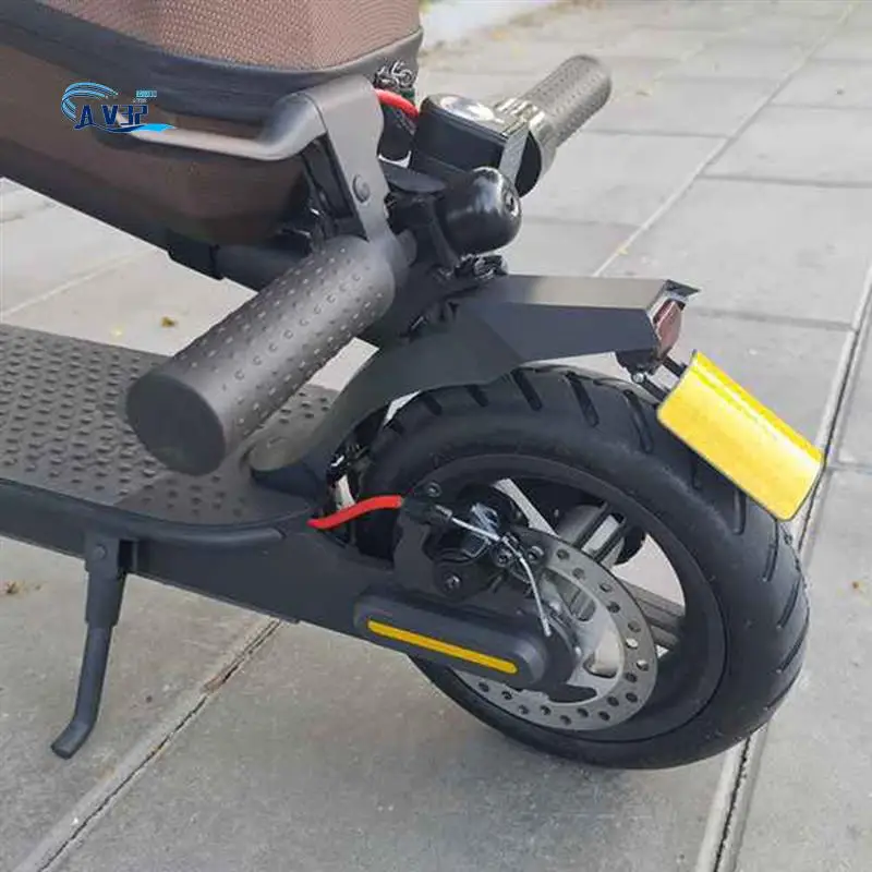 

AV32-Scooter Fenders Rear Mudguard Tail Light Kit With License Plate Flap For Xiaomi Electric Scooters, M365/PRO, Black Easy To