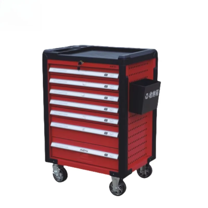 High Quality Seven-Layer Red Auto Repair Tools Hot Selling Car Care Kit