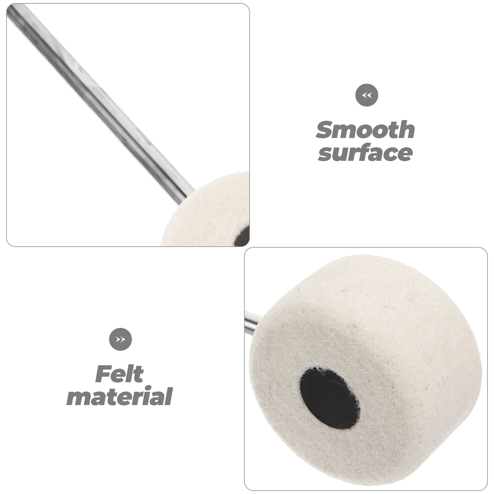 

Drum Accessories Beater Pedal Parts Replacement Bass Foot Accessory Beaters Kick