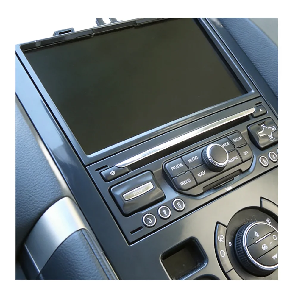 For Dashboard Nav Radio Button Sticker Control Button Sticker White Lettering And Characters High Quality Material