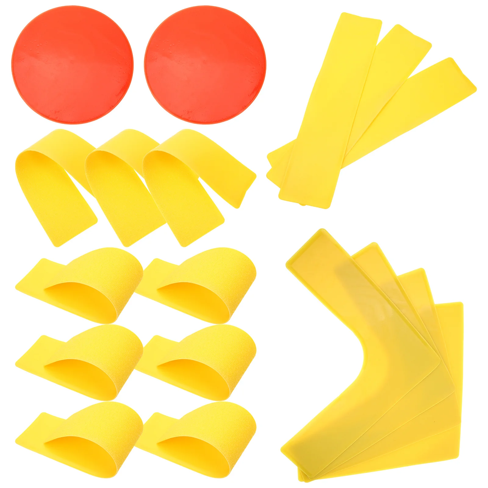 

1Set Sports Floor Markers Rip-Resistant Soft Round Non-Slip Spot Markers for Football Basketball Tennis Training Agility Drills