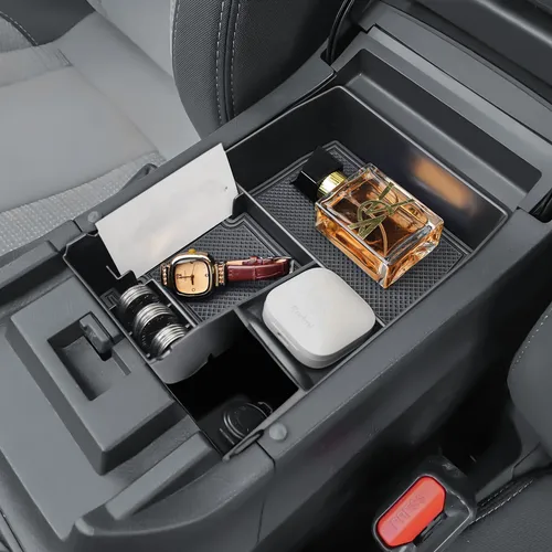 Imagen 2 del producto Bandeja de caja de almacenamiento con reposabrazos para Subaru Outback & Legacy, organizador de consola central, accesorios interiores, 2025, 2024, 2023, 2021, 2020