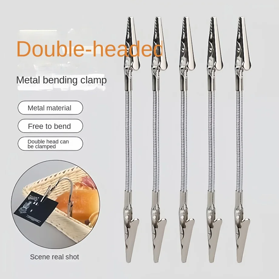 3PCS Universal Mosquito Coil Holder - Double-Ended Crocodile Clip with Extended Hose, Anti-Break Mosquito Repellent Coil Tool