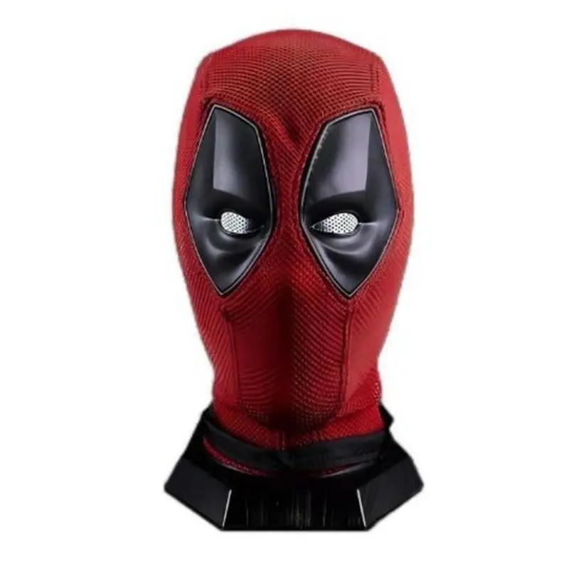 MINISO-Cosplay malha algodão máscara, Nico Shuai dragão cabeça capa, algodão malha capacete, filme Deadpool, festa de Halloween, Carnaval Costume Prop