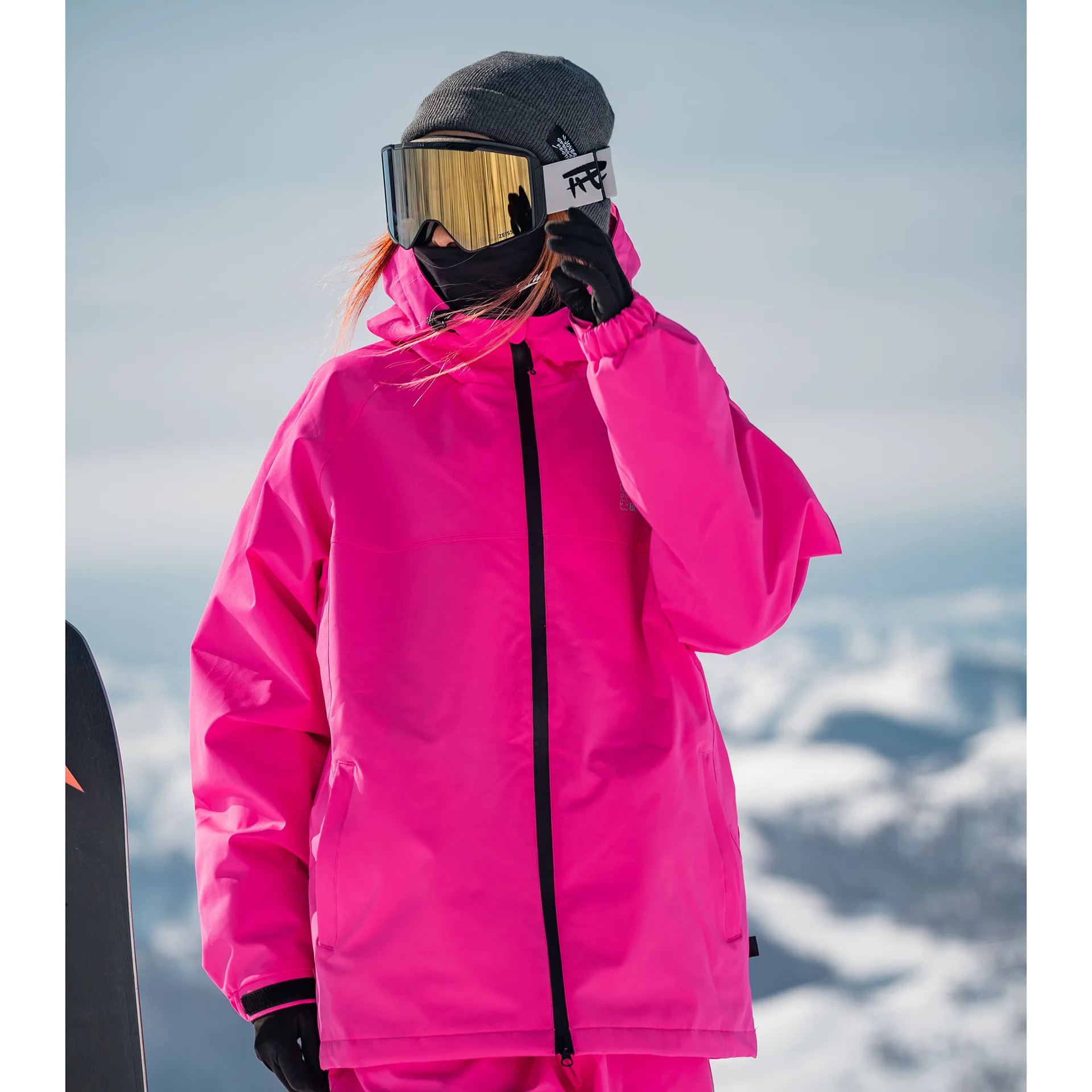 

3L Snowboard Jacket for Women + Ski Pants for Men & Women, Warm Thick Waterproof Couples Ski Suit