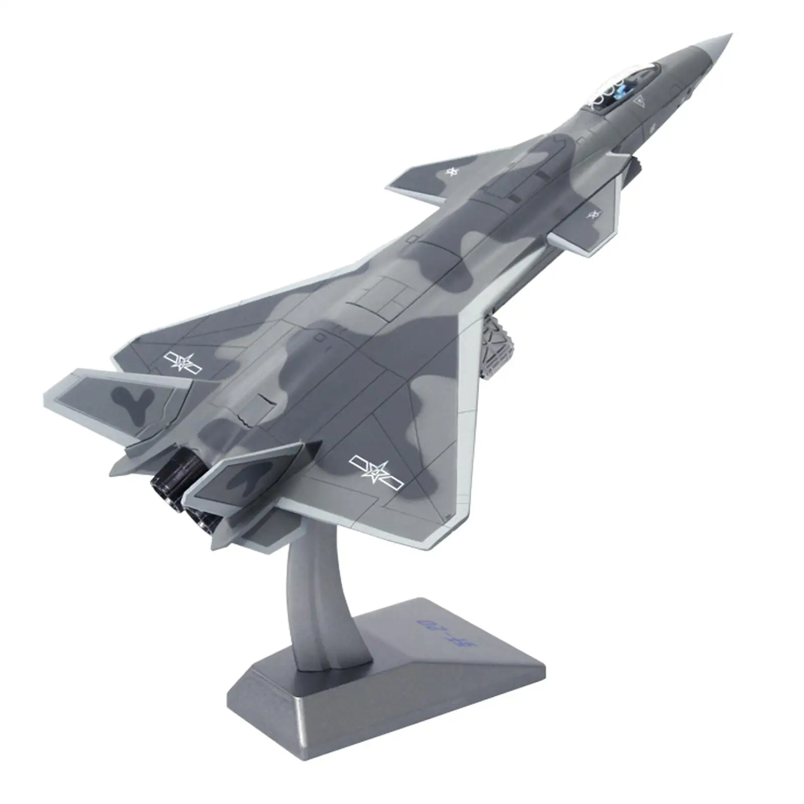 

Metal J-20 Aircraft Model Airplane Table Room Desktop Shelf Home Decor