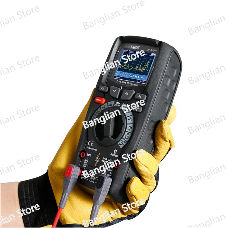 Professional Color Screen True RMS Temperature Measurement 1000V DT-989 DT-989H Digital Multimeter  for Sale