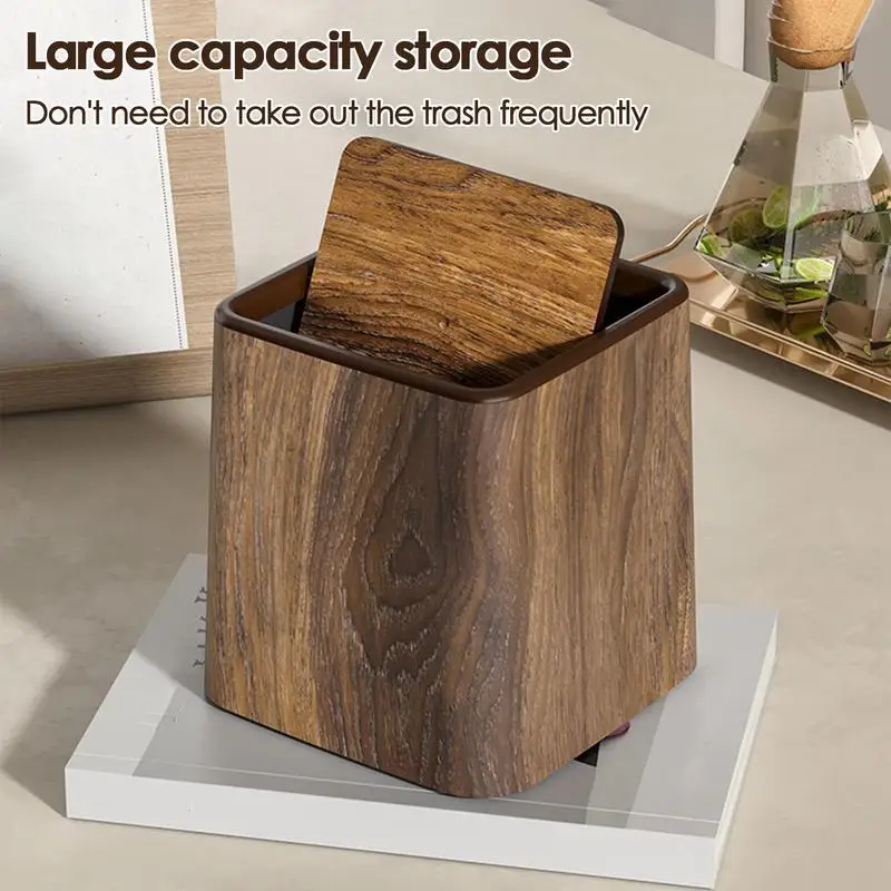 

Маленький настольный мусорный бак, маленький мусорный бак, настольная корзина для мусора, мусорная корзина с крышкой, компактный контейнер для хранения, настольные аксессуары