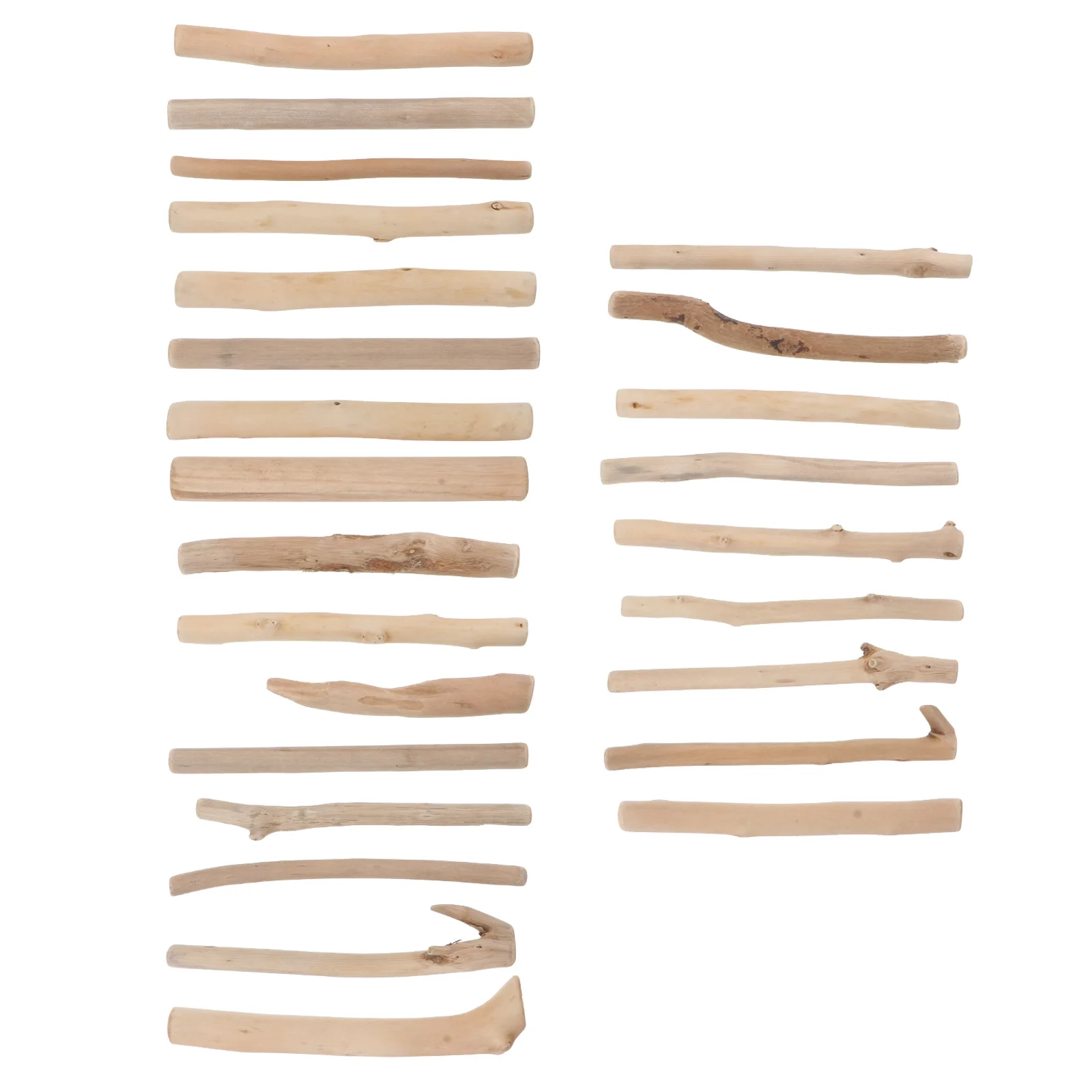

Natural Wood Sheets Material Bag for DIY Crafts Wooden Model Accessories Ornament Smooth Polished Sticks Handicraft