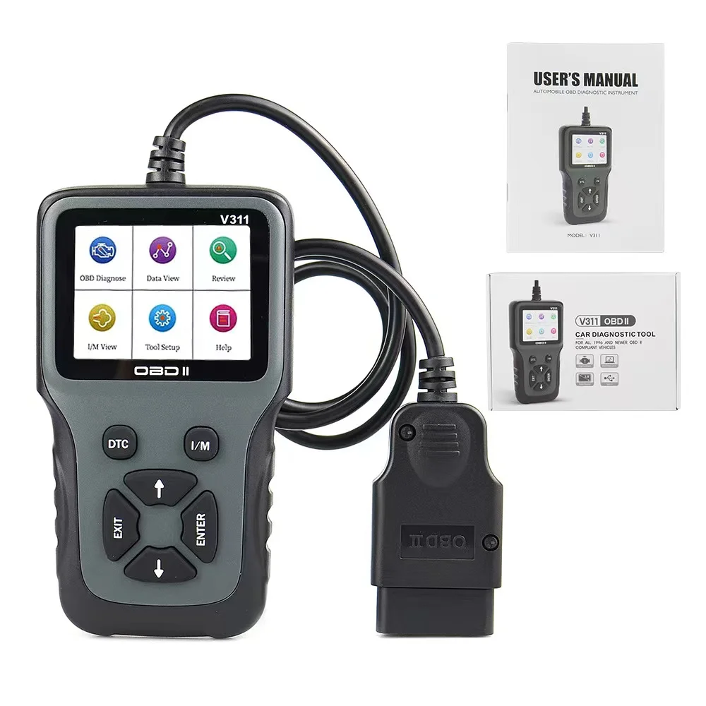 NEWEST OBD2 Fault Diagnostic Scanner V311 Code Reader For Car Engine Automotive Diagnostic Tool Auto System Car Accessories