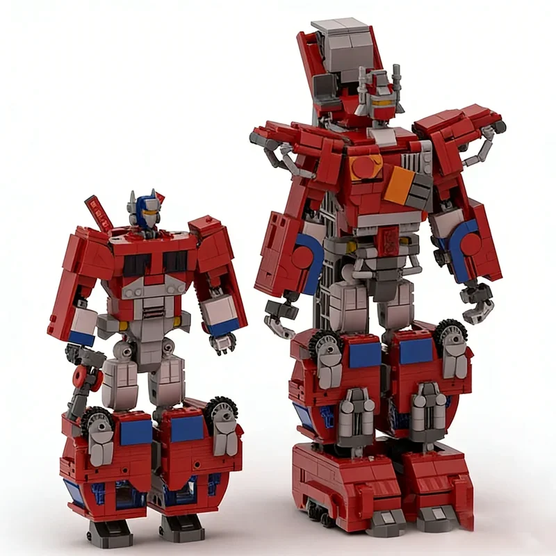 1862pcs MOC Icons Transformers Robots Disguise Optimus Model Building Blocks Toys Architecture Christmas Gifts Education Brick