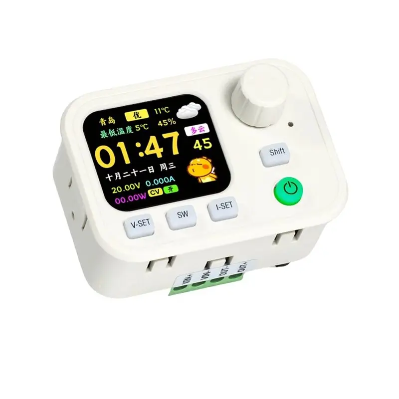 A93E-XY6509W DC Step-Down Power Supply 65V 9A 585W Digital Step-Down Converter Wifi Bluetooth MPPT IPS Color Screen