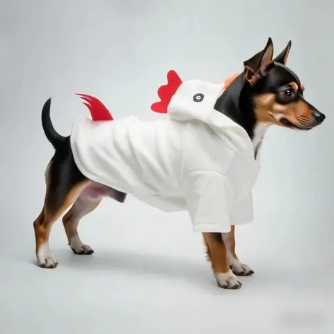 All-Season Dog Fashion Transformation Gear - Chicken Design