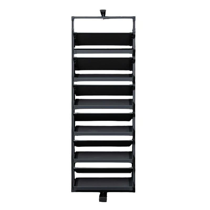 Household multi-functional flip telescopic push-pull frame shoe cabinet hardware accessories multi-layer shoe rack 360-degree