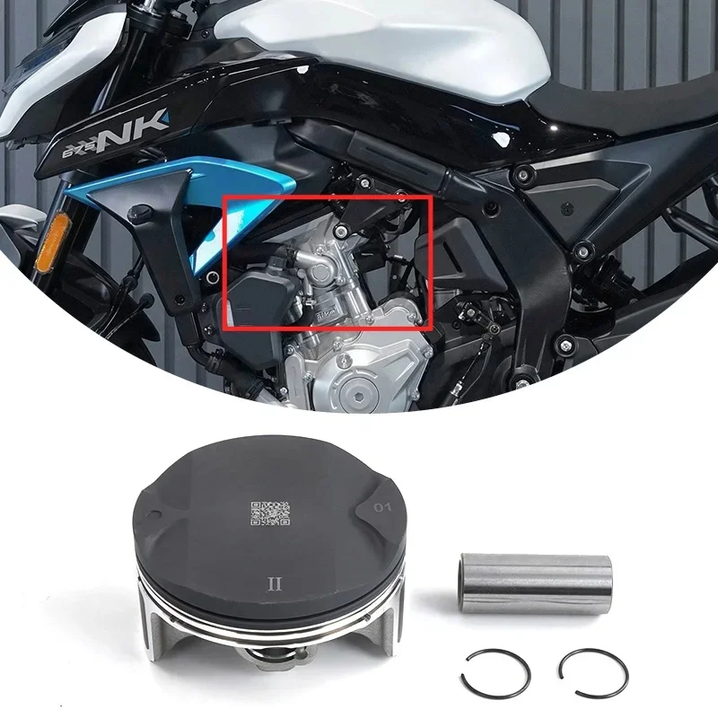 For CFMOTO 675NK Piston Kit Motorcycle Accessories Piston Pin Circlips CF Moto 675 NK NK675 CF675 CF650-11 Moto Parts
