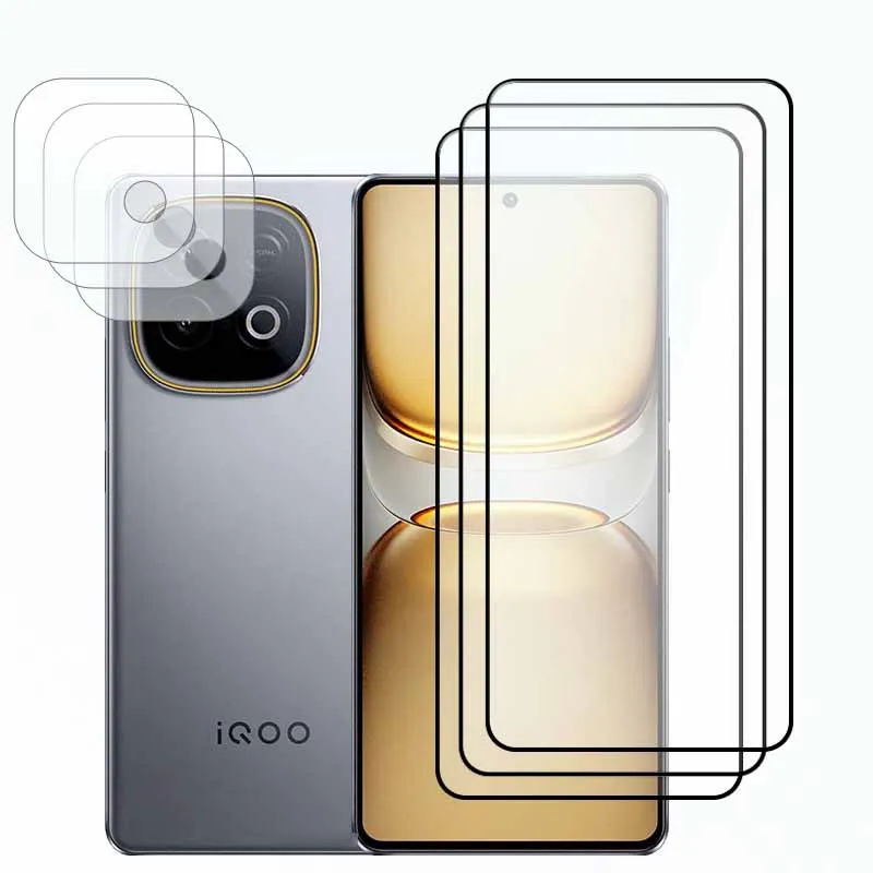 

Upgrade Full Cover For VIVO IQOO Z10 Turbo Plus Screen Protector 9H Clearly Tempered glass /Z10turbo plus Soft Lens film
