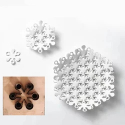 Mini Leather Hexagon Loop Splicing Knife Mold, Handmade Leather Mold, DIY Hand Knife Mold, Laser Knife Mold, 40mm