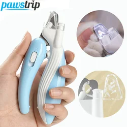 Profissional Pet Nail Clippers com Luz LED, Garra Grooming Scissors para Cães, Gatos, Pequenos Animais Paw Trimmer, Pet Supply