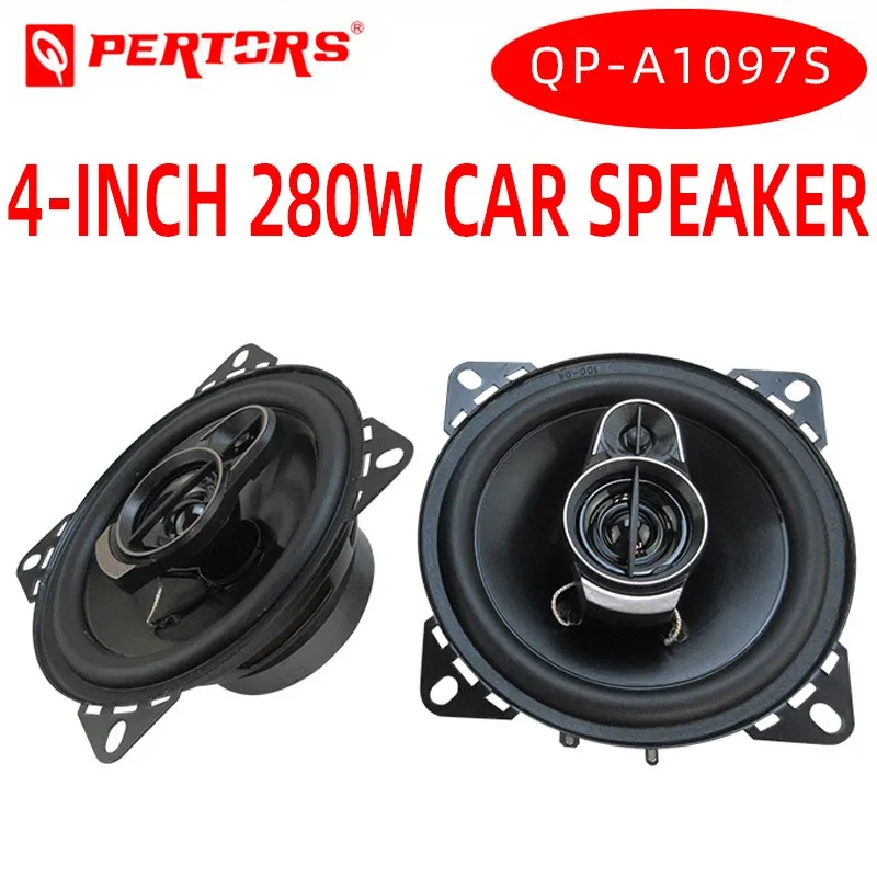 

2PCS 280W 4 Inch Car Speakers Coaxial Subwoofer Universal Automotive Audio HiFi Music Full Range Frequency Car Stereo Speaker