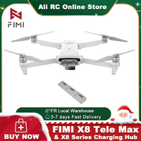 New In stock FIMI X8 Tele Max 4K Drone Beyond Vision Wide-Angle And Tele Camera 30x 4K 60Fps Super Night GPS 48MP 20km Professional RC Quadcopter New Year, Christmas Festival Gift with X8 Series Battery Two-Way Charging Hub