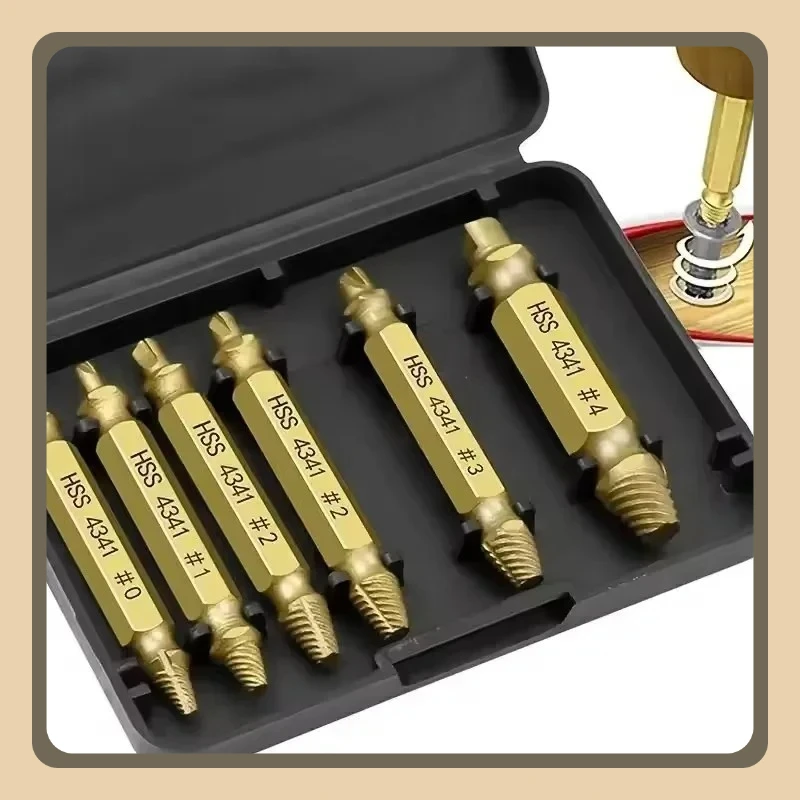 

Набор поврежденных винтовых экстракторов, сверло из быстрорежущей стали, зачищенное сломанное средство, маленький, легко быстросъемный комплект, легкие электроинструменты для сноса