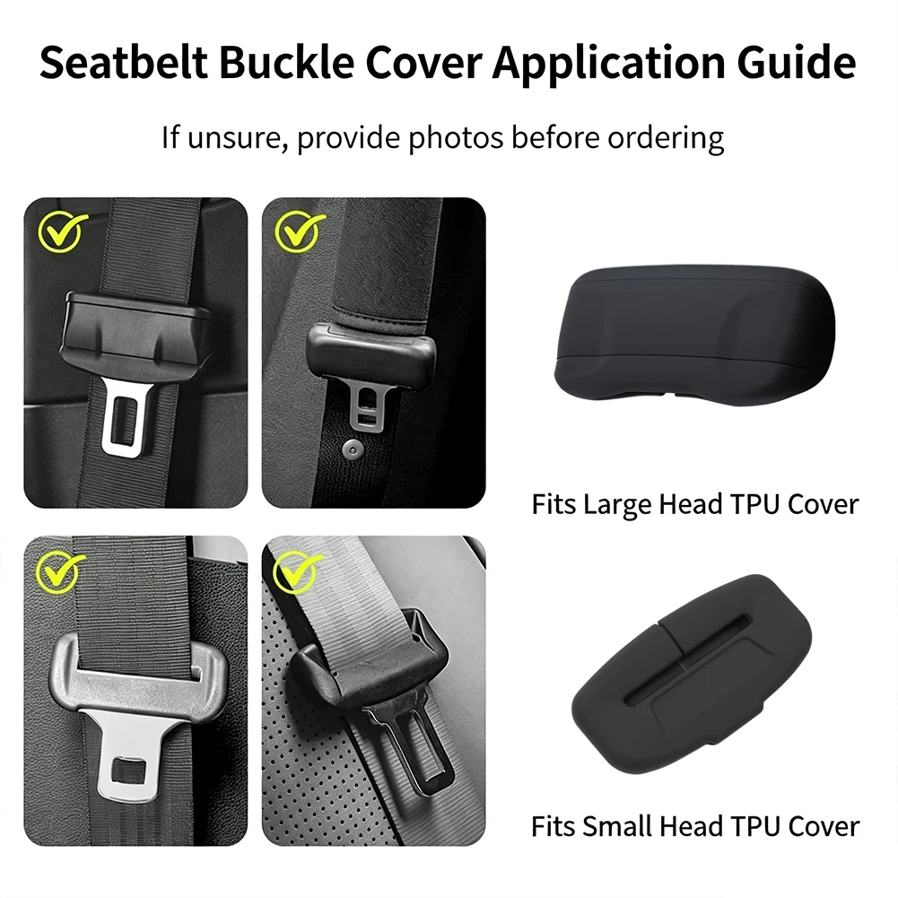 Soft Silicone Universal Car Seat Belt Buckle Protector Anti-Collision Cover For Mazda CX-50 CX-5 CX-30 CX-90 CX-70 CX-9 CX-3 MX5