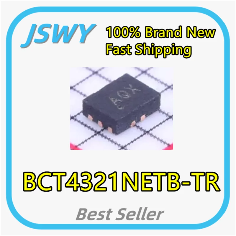 (10/100 piezas) BCT4321NETB-TR QFN10 AQX chip de interruptor analógico con serigrafía 100% nuevo y original en stock envío rápido