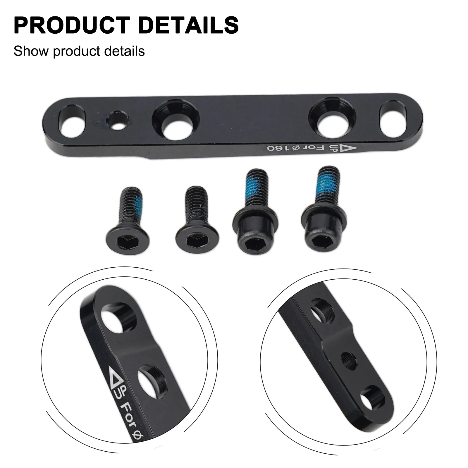 Bicycle Flat Mount Disc Brake Adapter Front 140mm 160mm FM Calliper Road Bike Disc Brake Adapter Accessories