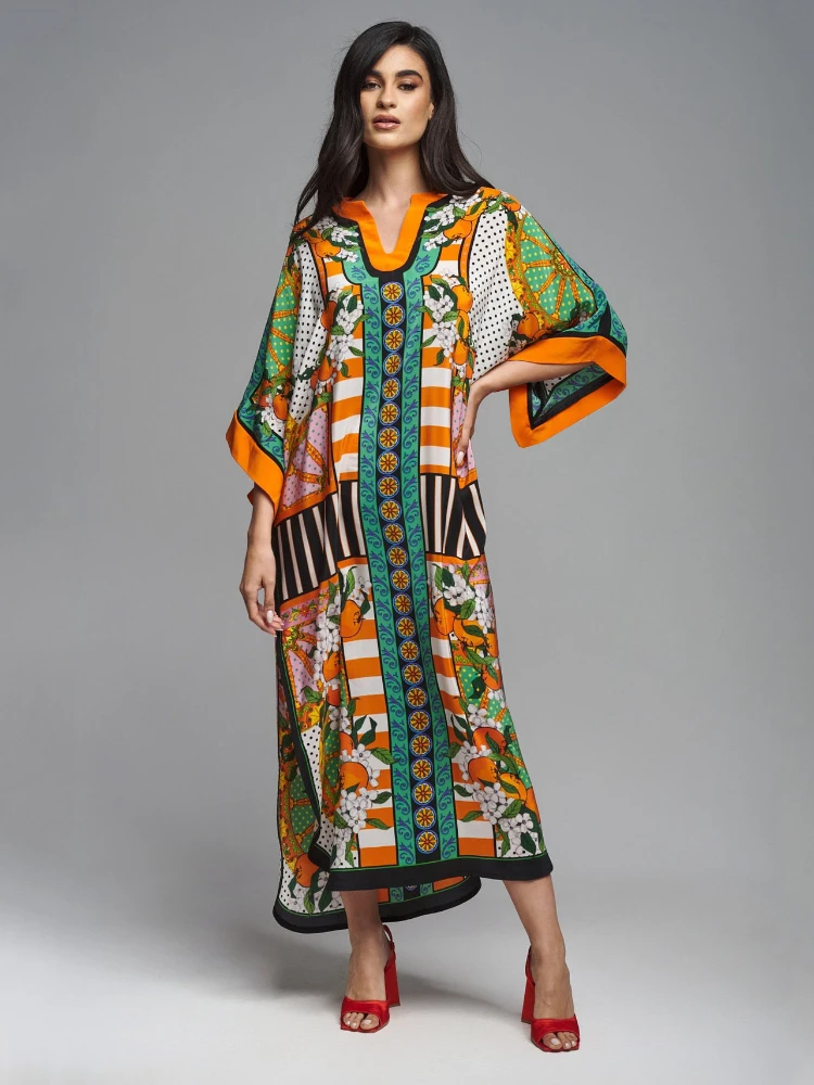 Robe de plage pour femmes, imprimé africain, Cover-up pour les maillots de bain, Kaftans à manches courtes, tunique, Robes de plage, vacances en bord de mer, 2022