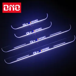 Trim Pedal LED Car Light Door Sill Scuff Plate Pathway Dynamic Streamer Welcome Lamp For Audi Q7 4L 4M 2005 - 2019