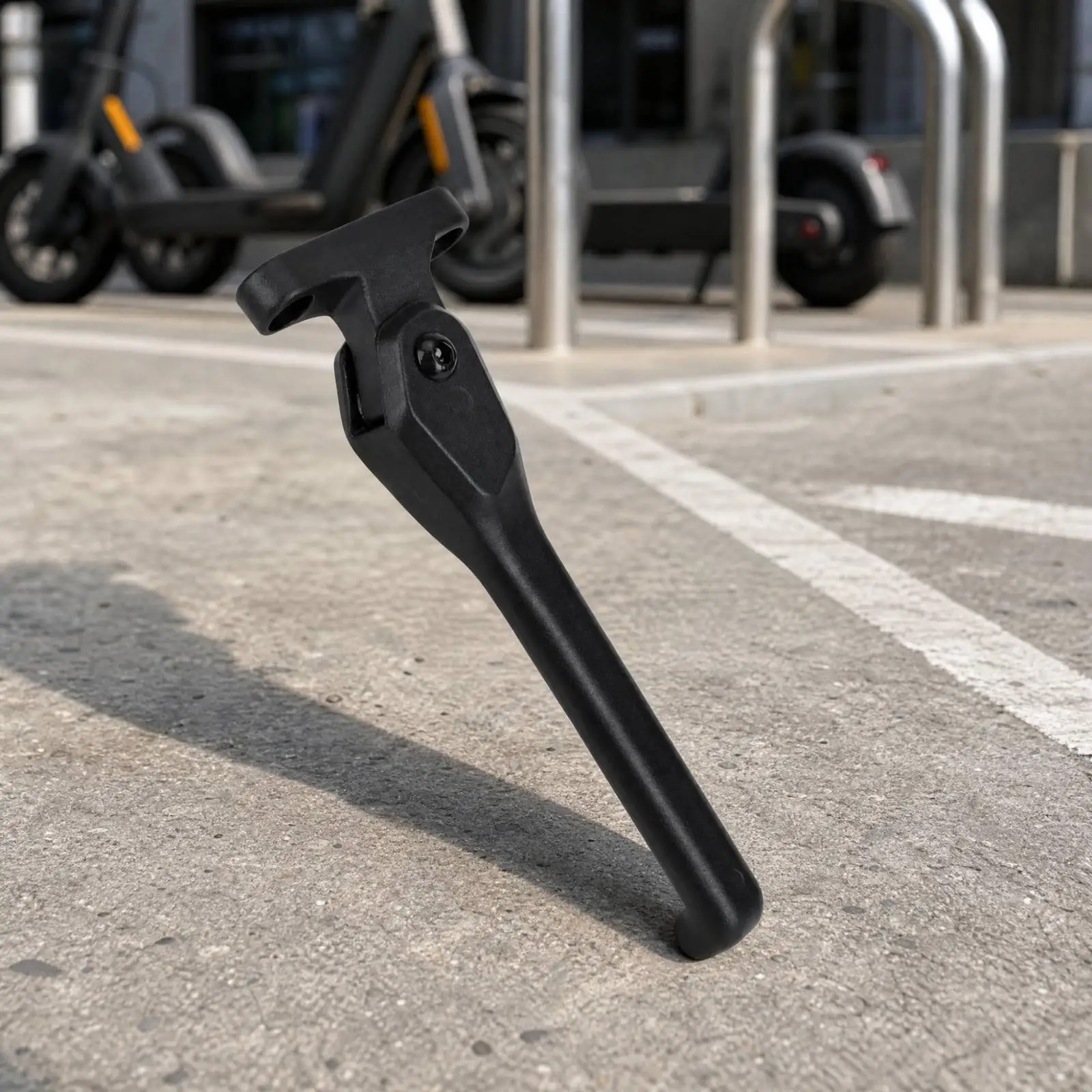 Replacement Scooter Kickstand Pivoting Scooter Replacement Kickstand Parking Support Bracket with Hinge Fastener Stable