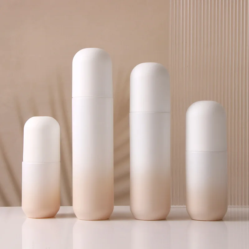 

6pcs/pack 50g Cream Jar 30-120ml Lotion Pump Bottle Perfume/Toner Spray Bottle Glass Press Empty Container Travel