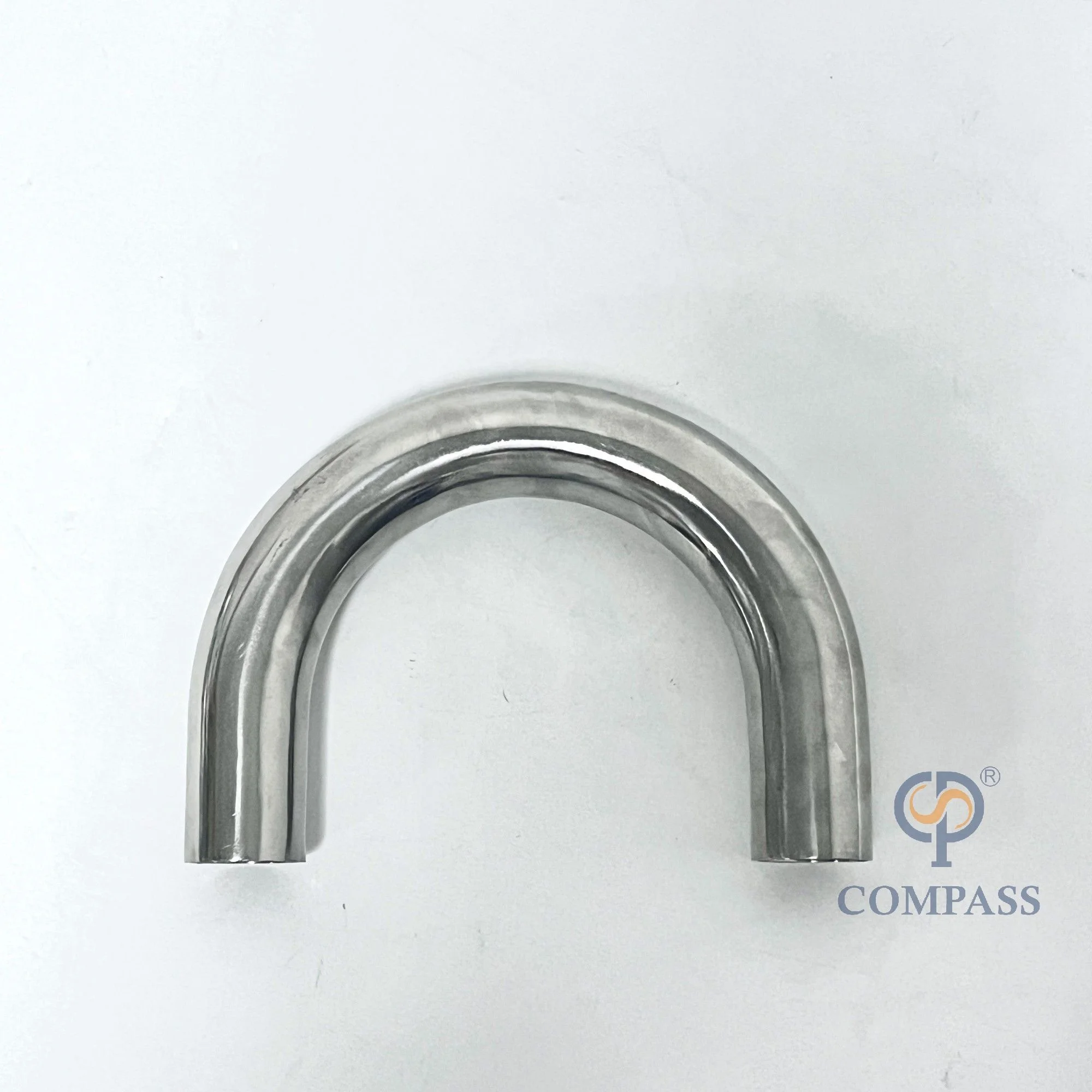1/2Inch 12.7MM Sanitary Stainless Steel 180 Degree Welded Elbow Pipe Fitting for Food and Beverage Industry with Mirror Polished