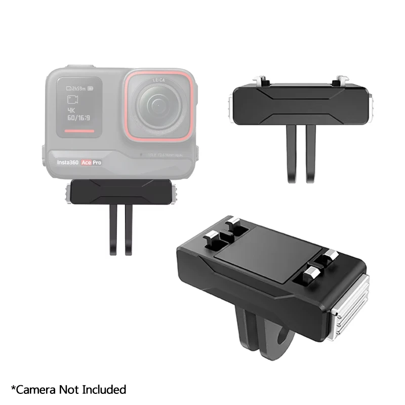 Magnetische Schnellverschluss-Basishalterung für Insta360 X5/Ace Pro/Ace Pro 2 Magnetischer Adapter Reithalter Sportkamera-Zubehör