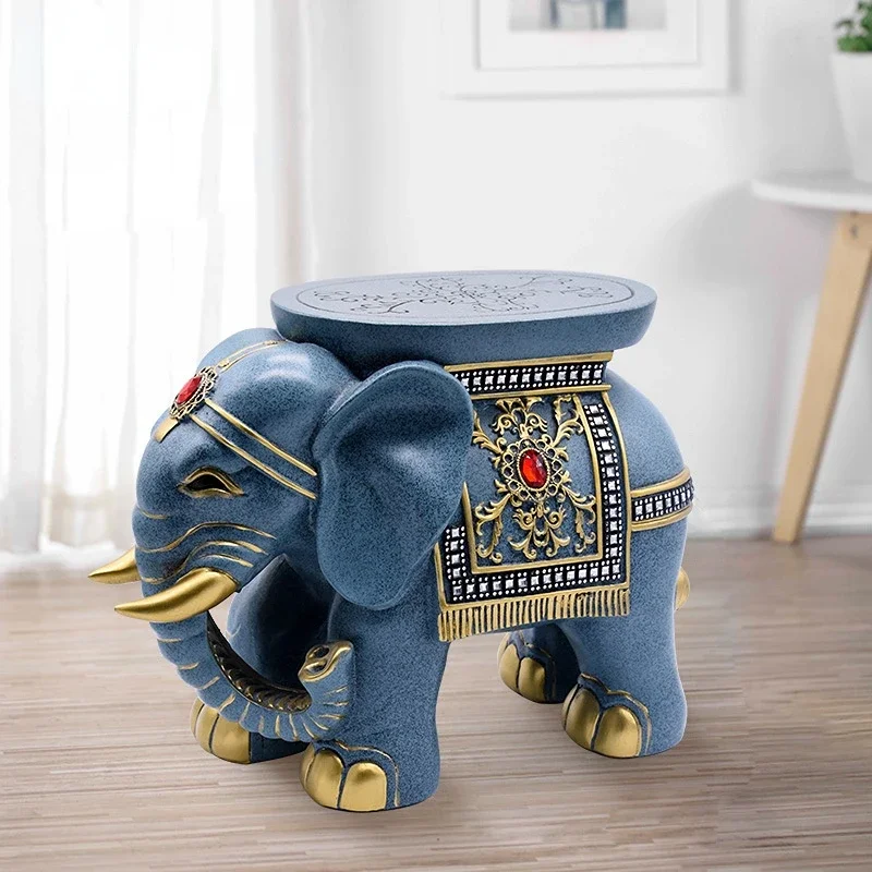 Storage Stool Storage Stool Can Sit and Change Shoes for Others European Entry Lux Hallway Living Room Creative Elephant Chair